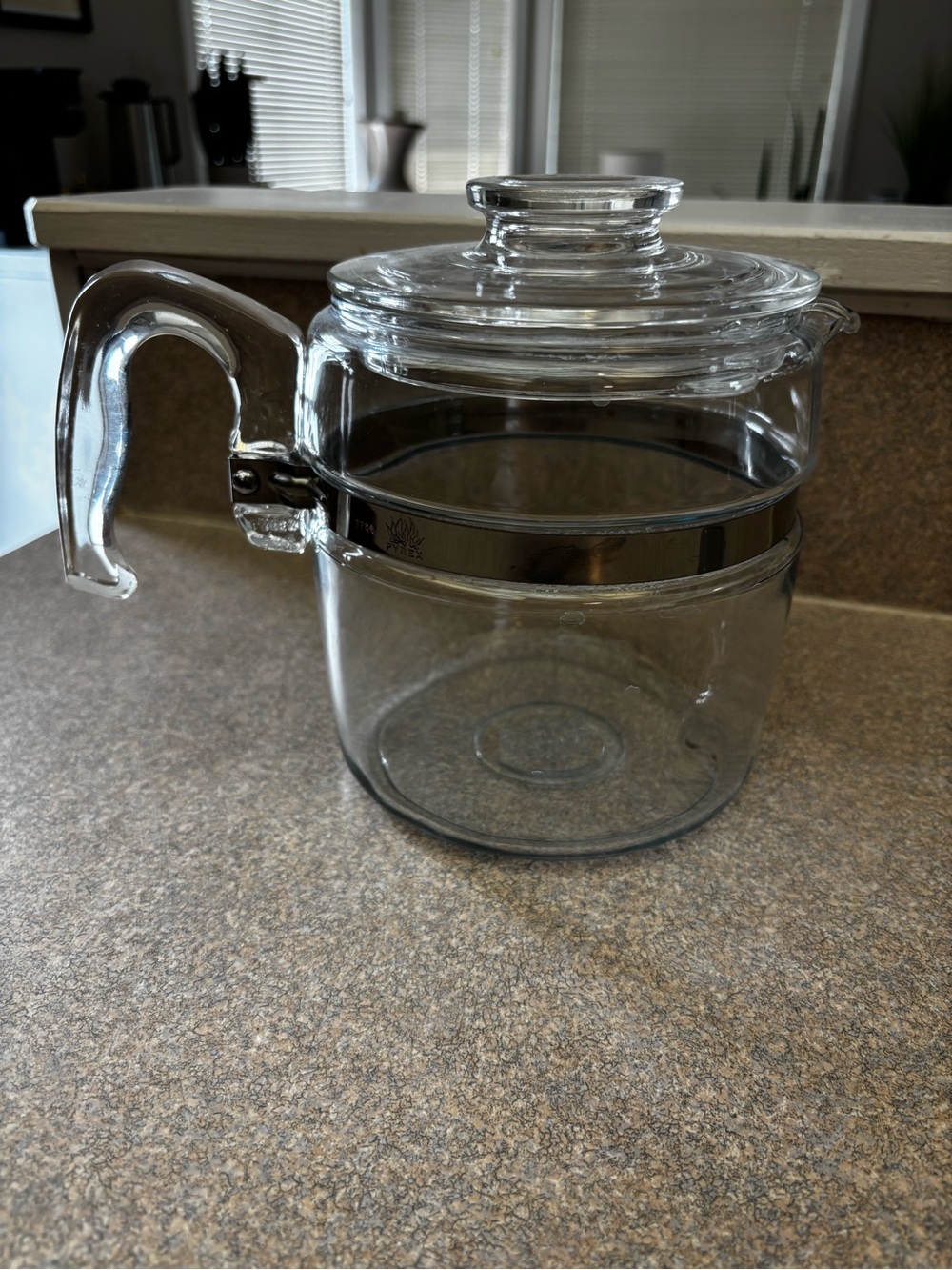 Vintage Pyrex glass percolator model 7756